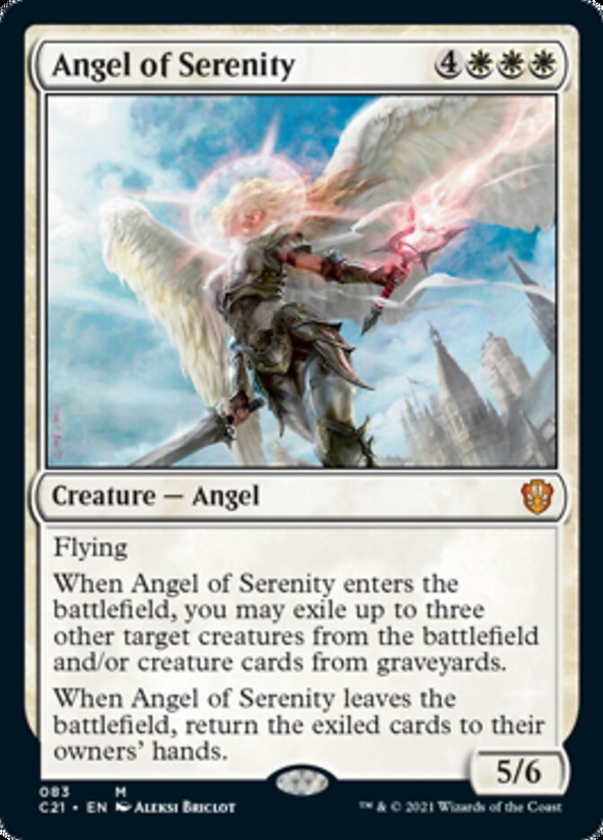 Angel of Serenity [Commander 2021] - Evolution TCG