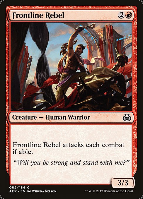 Frontline Rebel [Aether Revolt] - Evolution TCG