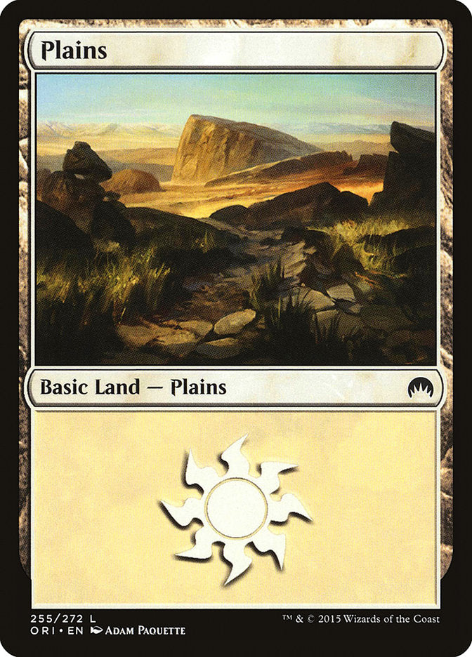 Plains (255) [Magic Origins] - Evolution TCG