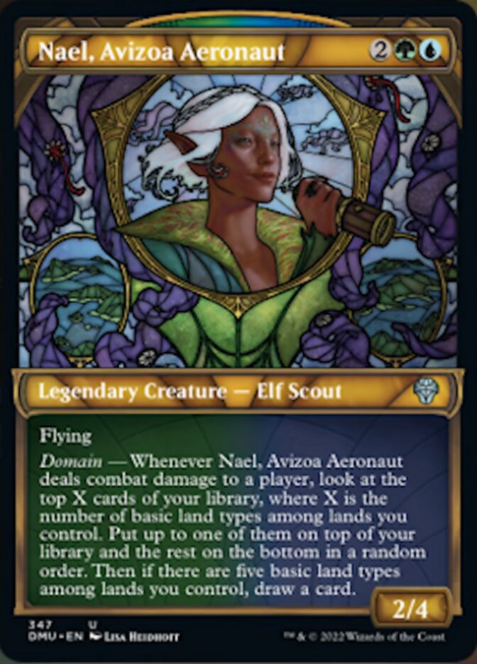 Nael, Avizoa Aeronaut (Showcase Textured) [Dominaria United] - Evolution TCG