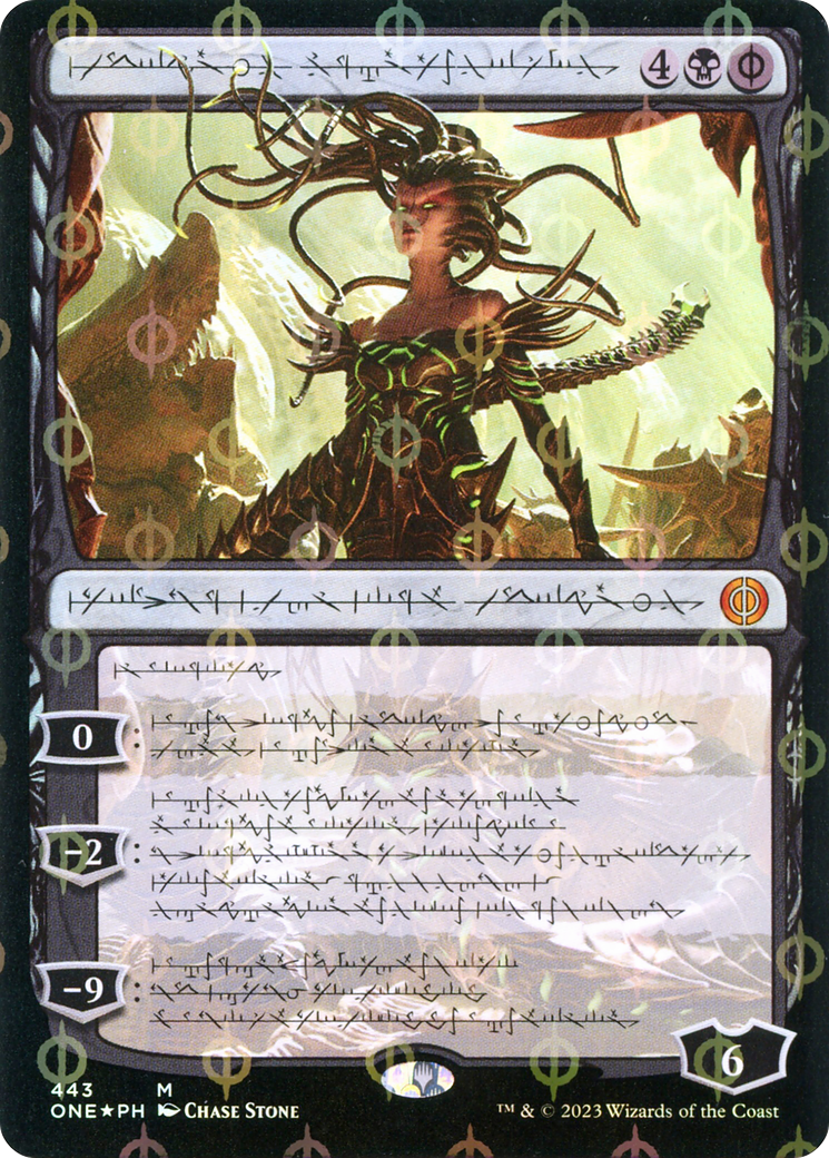 Vraska, Betrayal's Sting (Phyrexian Step-and-Compleat Foil) [Phyrexia: All Will Be One] - Evolution TCG