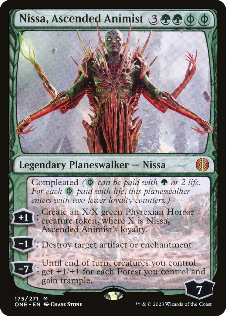 Nissa, Ascended Animist [Phyrexia: All Will Be One] - Evolution TCG