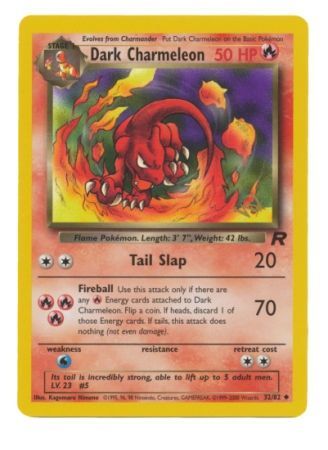 Dark Charmeleon (32/82) (W Stamped Promo) [Team Rocket Unlimited] - Evolution TCG