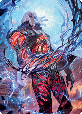 Tezzeret, Betrayer of Flesh Art Card [Kamigawa: Neon Dynasty Art Series] - Evolution TCG