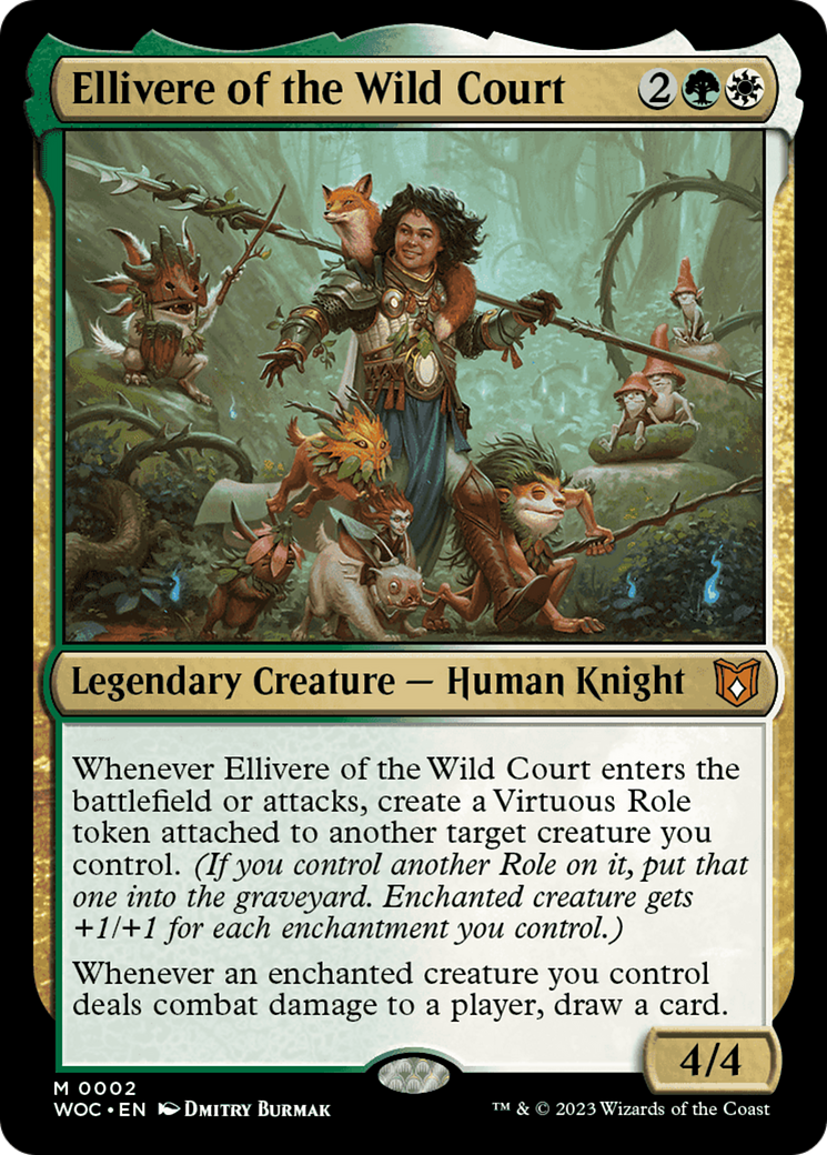 Ellivere of the Wild Court [Wilds of Eldraine Commander] - Evolution TCG