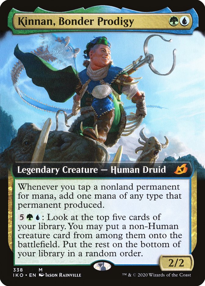 Kinnan, Bonder Prodigy (Extended Art) [Ikoria: Lair of Behemoths] - Evolution TCG