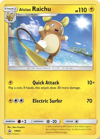 Alolan Raichu (SM65) (Jumbo Card) [Sun & Moon: Black Star Promos] - Evolution TCG