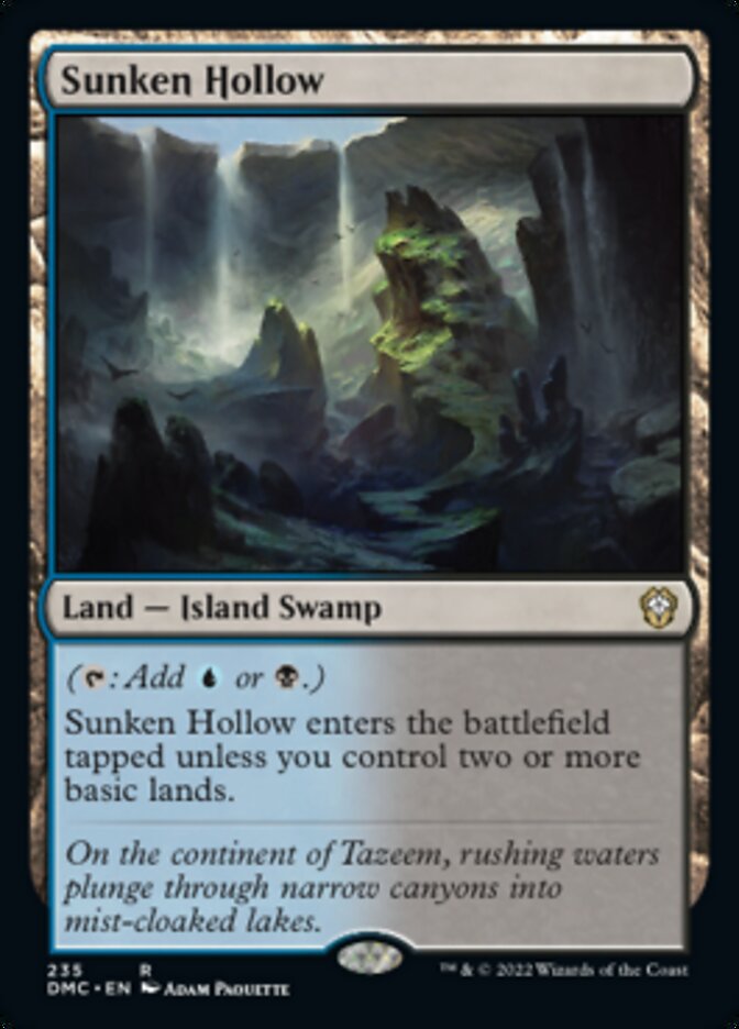Sunken Hollow [Dominaria United Commander] - Evolution TCG