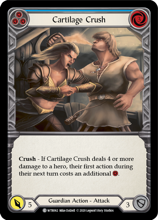 Cartilage Crush (Blue) [U-WTR062] (Welcome to Rathe Unlimited)  Unlimited Normal - Evolution TCG