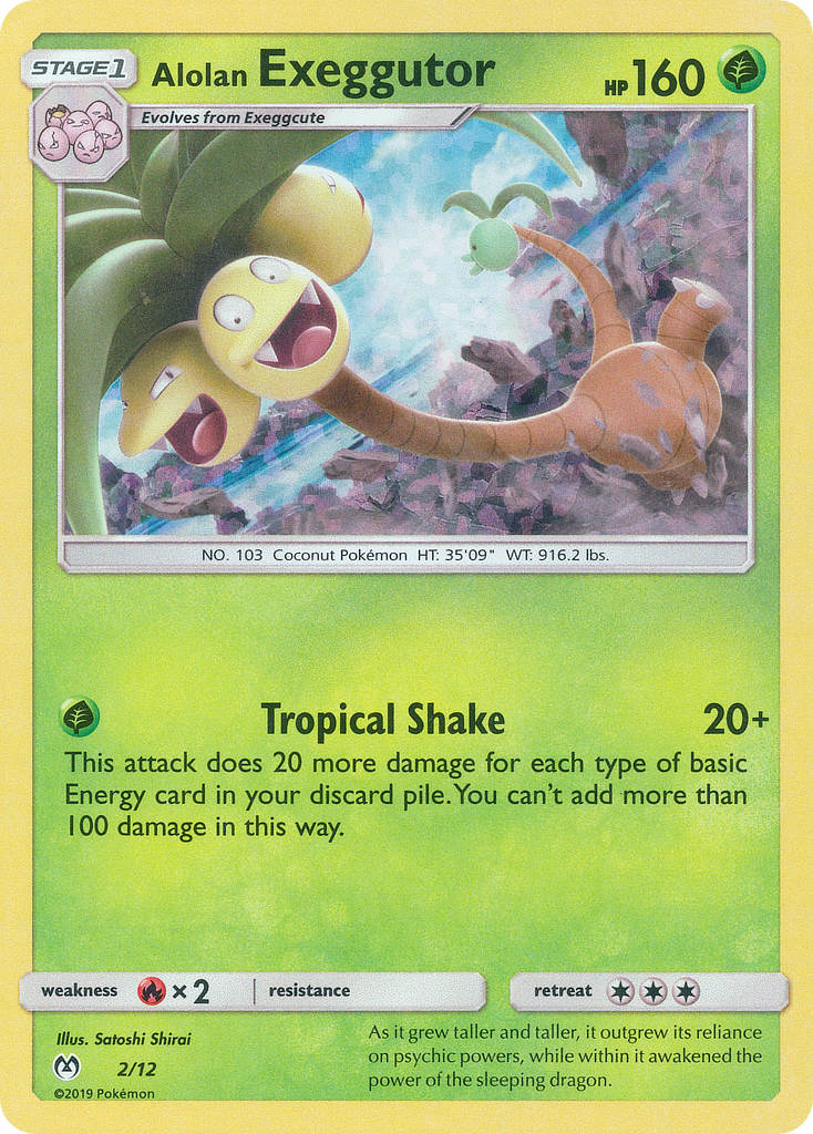 Alolan Exeggutor (2/12) [McDonald's Promos: 2019 Collection] - Evolution TCG
