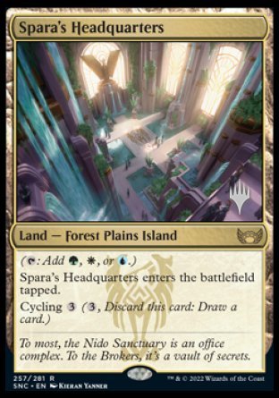 Spara's Headquarters (Promo Pack) [Streets of New Capenna Promos] - Evolution TCG