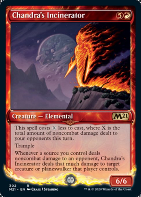 Chandra's Incinerator (Showcase) [Core Set 2021] - Evolution TCG