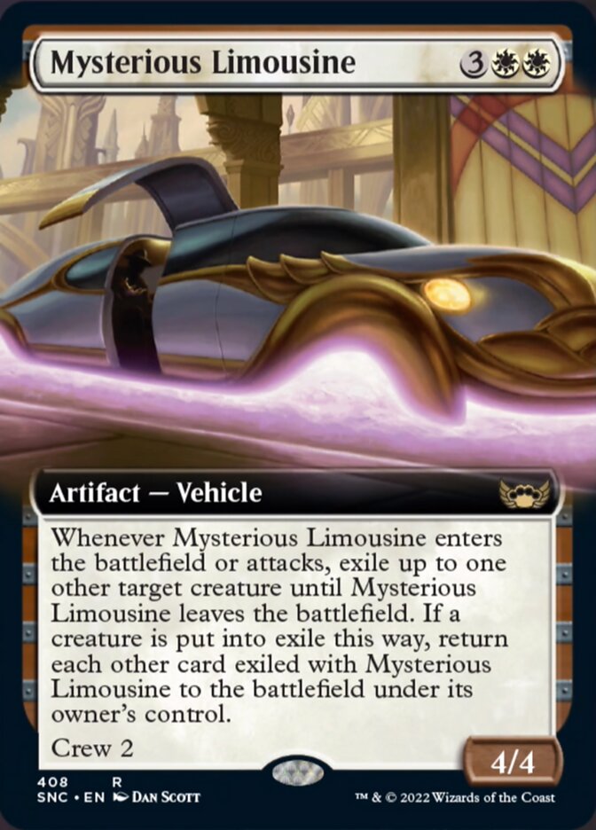 Mysterious Limousine (Extended Art) [Streets of New Capenna] - Evolution TCG