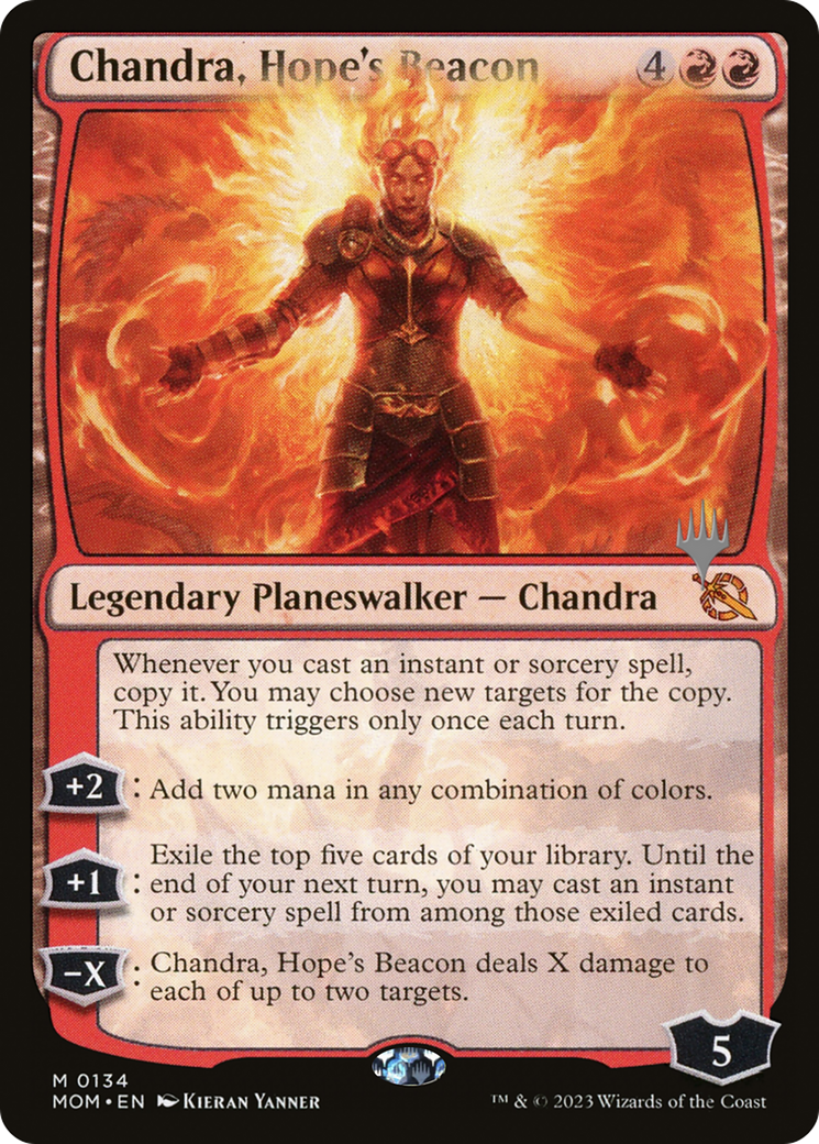 Chandra, Hope's Beacon (Promo Pack) [March of the Machine Promos] - Evolution TCG