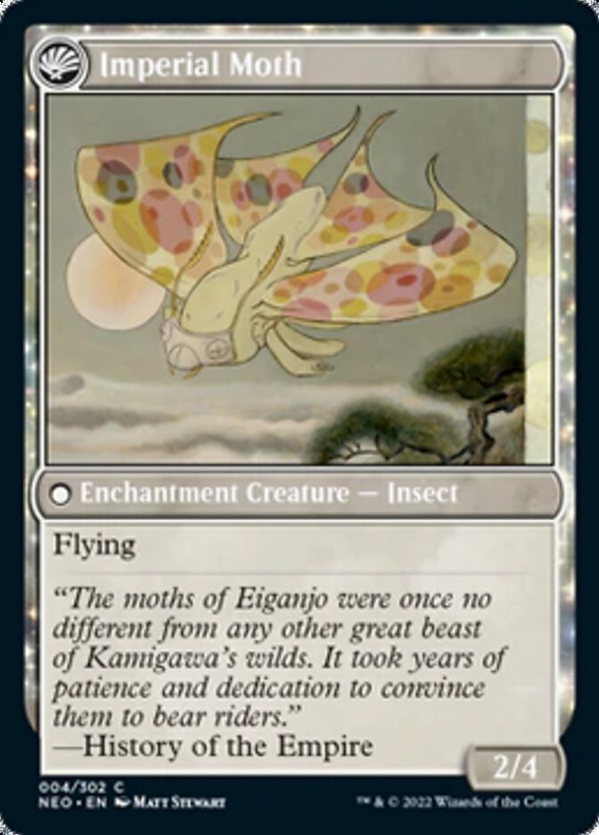 Befriending the Moths // Imperial Moth [Kamigawa: Neon Dynasty] - Evolution TCG