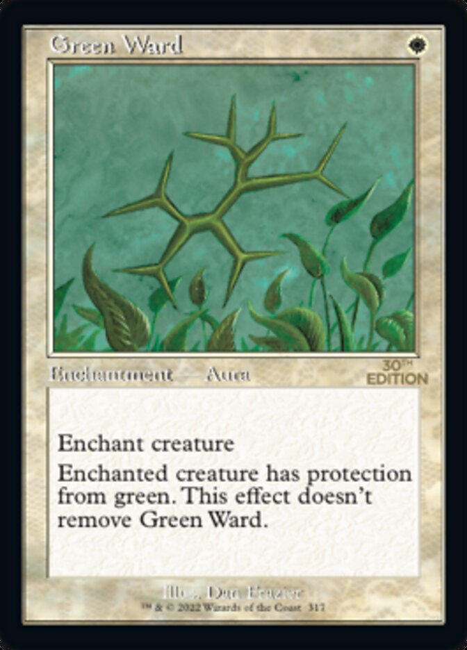 Green Ward (Retro) [30th Anniversary Edition] - Evolution TCG