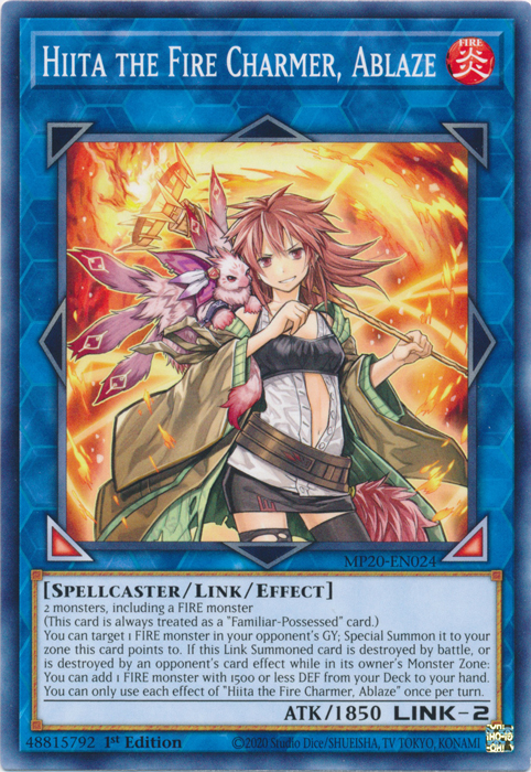 Hiita the Fire Charmer, Ablaze [MP20-EN024] Common - Evolution TCG