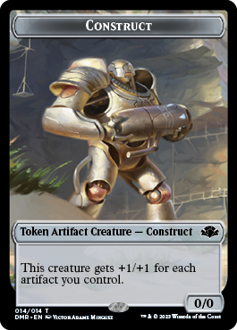 Elephant // Construct Double-Sided Token [Dominaria Remastered Tokens] - Evolution TCG
