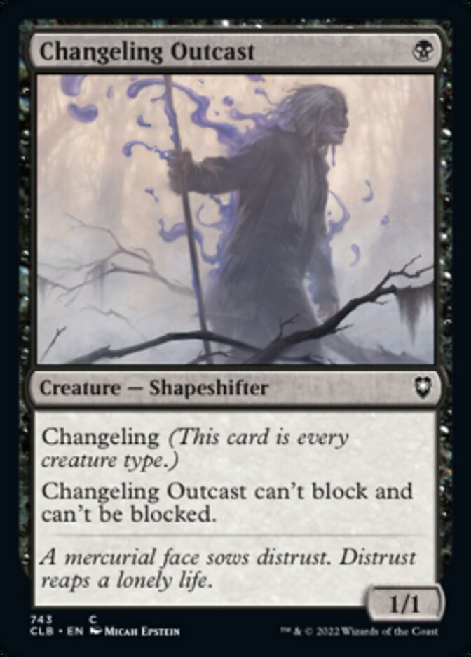 Changeling Outcast [Commander Legends: Battle for Baldur's Gate] - Evolution TCG