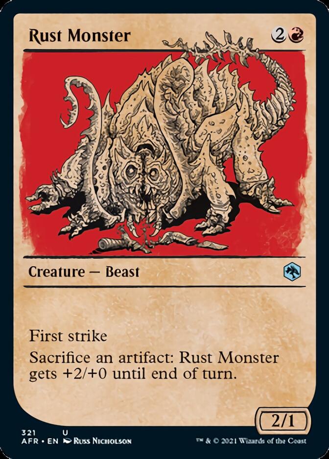 Rust Monster (Showcase) [Dungeons & Dragons: Adventures in the Forgotten Realms] - Evolution TCG