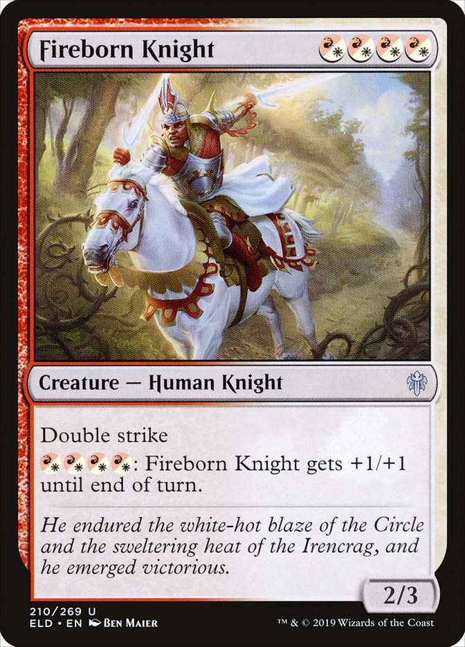 Fireborn Knight [Throne of Eldraine] - Evolution TCG