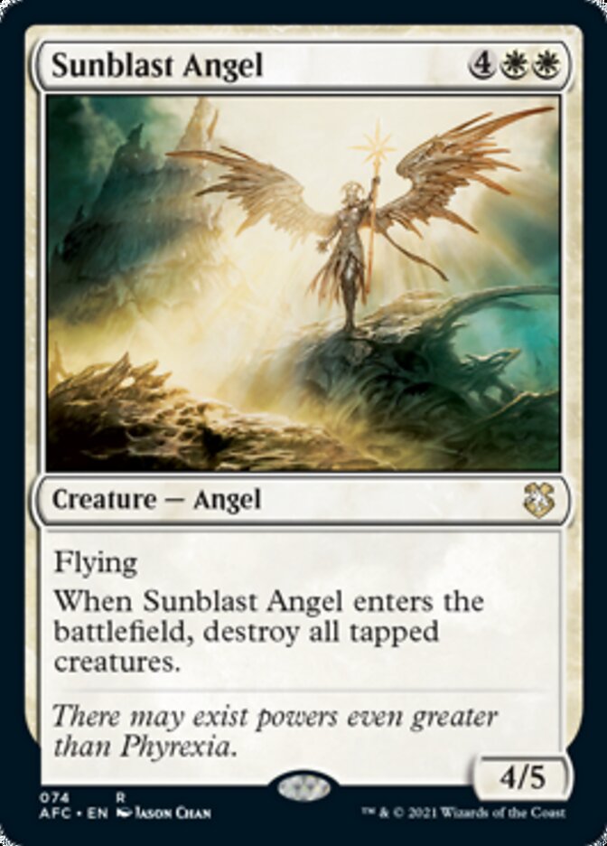Sunblast Angel [Dungeons & Dragons: Adventures in the Forgotten Realms Commander] - Evolution TCG