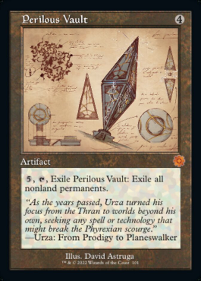 Perilous Vault (Retro Schematic) [The Brothers' War Retro Artifacts] - Evolution TCG