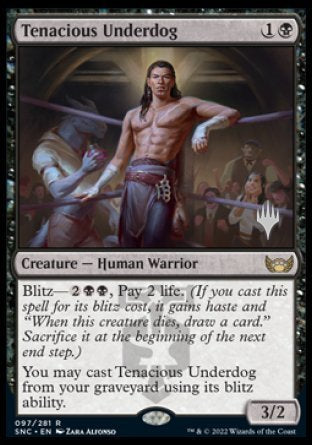 Tenacious Underdog (Promo Pack) [Streets of New Capenna Promos] - Evolution TCG
