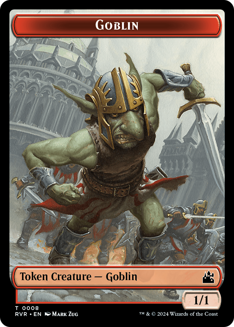 Goblin (0008) // Voja Double-Sided Token [Ravnica Remastered Tokens] - Evolution TCG