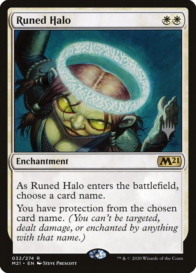 Runed Halo (Promo Pack) [Core Set 2021 Promos] - Evolution TCG