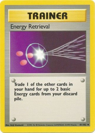 Energy Retrieval (81/102) [Base Set Unlimited] - Evolution TCG
