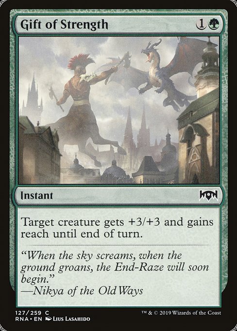 Gift of Strength [Ravnica Allegiance] - Evolution TCG