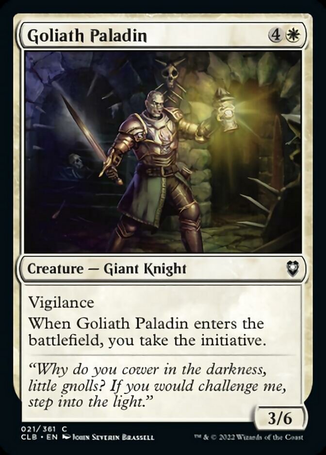 Goliath Paladin [Commander Legends: Battle for Baldur's Gate] - Evolution TCG