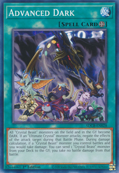 Advanced Dark [SDCB-EN028] Common - Evolution TCG