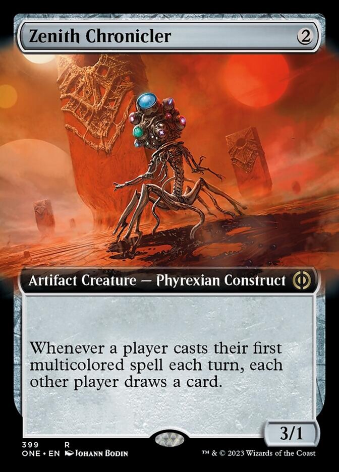 Zenith Chronicler (Extended Art) [Phyrexia: All Will Be One] - Evolution TCG