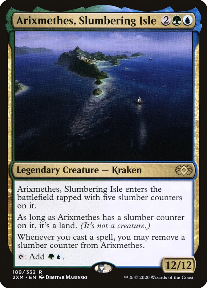 Arixmethes, Slumbering Isle [Double Masters] - Evolution TCG