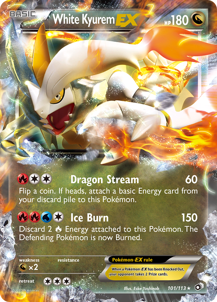 White Kyurem EX (101/113) [Black & White: Legendary Treasures] - Evolution TCG