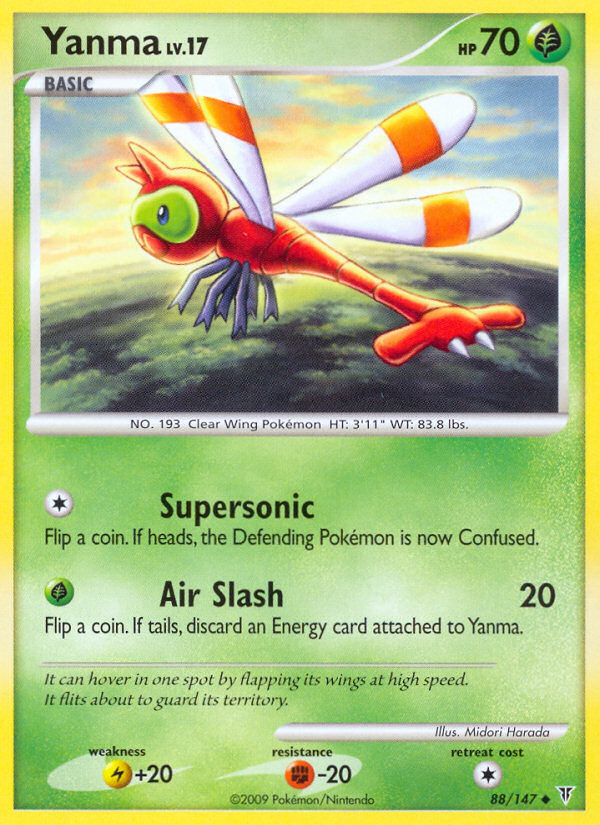 Yanma (88/147) [Platinum: Supreme Victors] - Evolution TCG