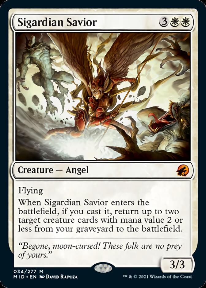 Sigardian Savior [Innistrad: Midnight Hunt] - Evolution TCG