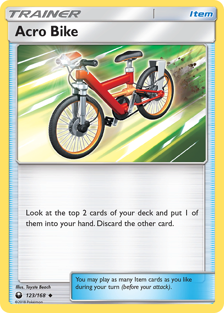 Acro Bike (123/168) [Sun & Moon: Celestial Storm] - Evolution TCG