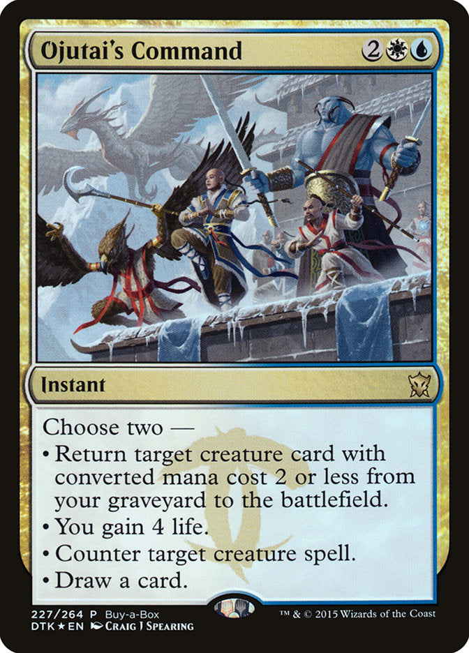 Ojutai's Command (Buy-A-Box) [Dragons of Tarkir Promos] - Evolution TCG