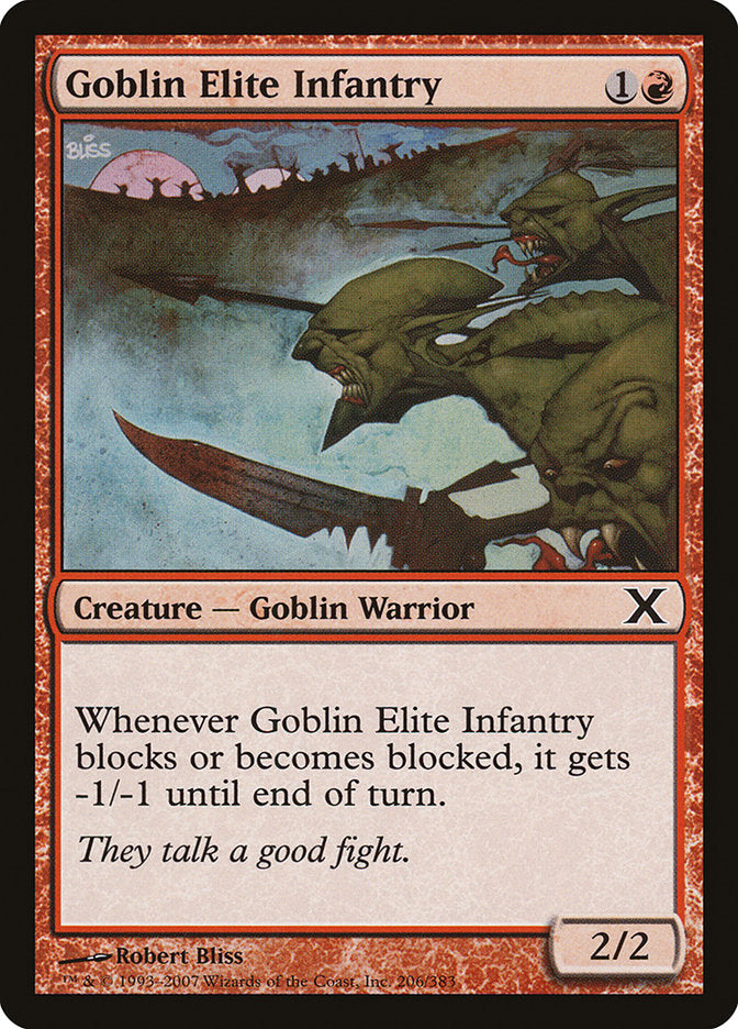 Goblin Elite Infantry [Tenth Edition] - Evolution TCG