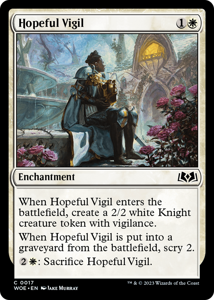 Hopeful Vigil [Wilds of Eldraine] - Evolution TCG