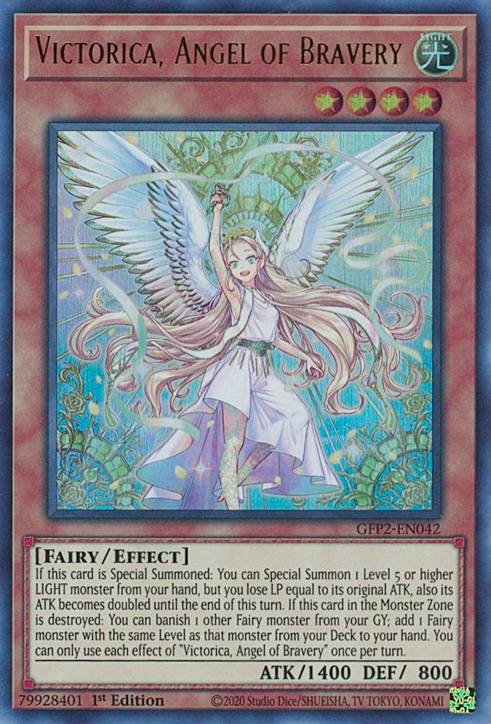 Victorica, Angel of Bravery [GFP2-EN042] Ultra Rare - Evolution TCG