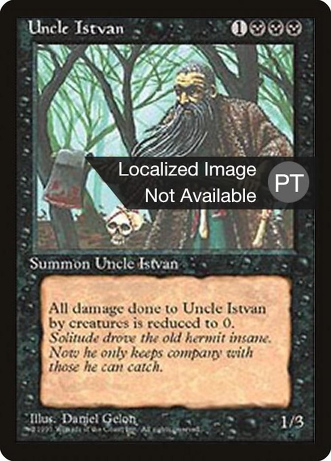 Uncle Istvan [Fourth Edition (Foreign Black Border)] - Evolution TCG