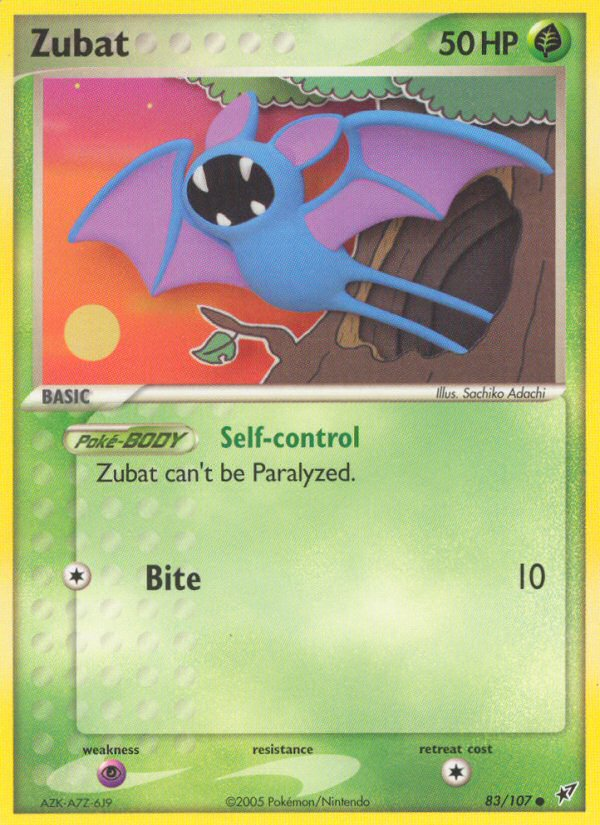 Zubat (83/107) [EX: Deoxys] - Evolution TCG