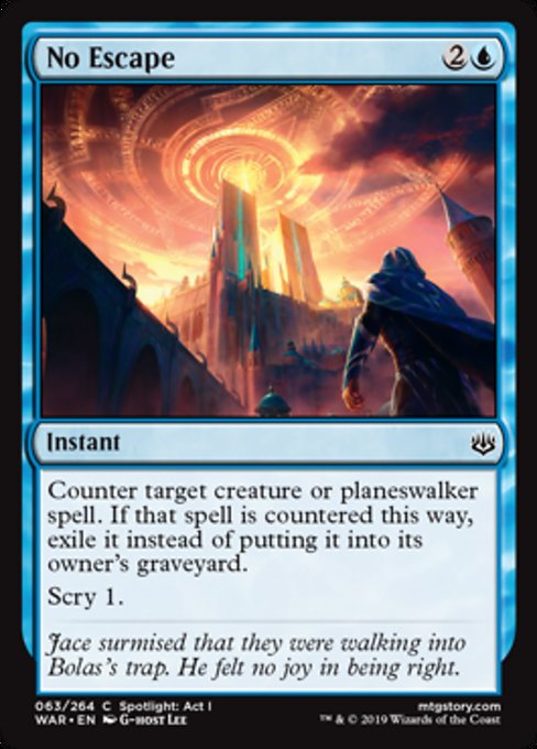 No Escape [War of the Spark] - Evolution TCG