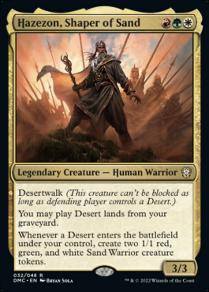 Hazezon, Shaper of Sand [Dominaria United Commander] - Evolution TCG