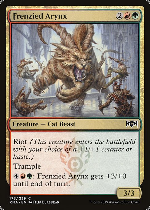 Frenzied Arynx [Ravnica Allegiance] - Evolution TCG