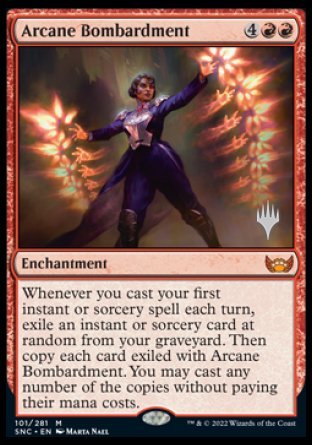 Arcane Bombardment (Promo Pack) [Streets of New Capenna Promos] - Evolution TCG